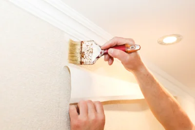 Pose de papier peint à Porcheville — revêtements muraux et toiles de verre